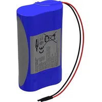 Ansmann 1S2P Akkupack 2x 18650 Kabel Li-Ion 3.6V 6700mAh