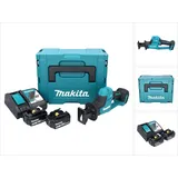 Makita DJR 189 RMJ Akku Reciprosäge 18 V Brushless + 2x Akku 4,0 Ah + Ladegerät + Makpac