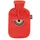 Fashy Wärmflasche mit Flauschbezug und Stickerei Halbkreis orange 2 L