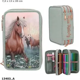 DEPESCHE 3-Fach Federtasche ROMANTIC FIELDS