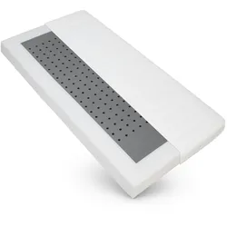 Sleepneo Matratze 80x200 mit rundum Trittkante, Höhe ca. 11cm, Bezug waschbar, CertiPUR