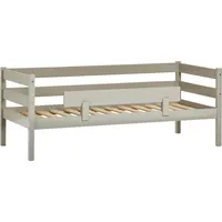 Hoppekids Einzelbett »ECO Comfort Kinderbett, Kiefer Massivholz, Jugendbett inkl. Rollrost«, 70x160 cm, wahlweise in verschieden Farben/ Matratze/ Absturzsicherung, grau