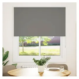 vidaXL Verdunkelungsrollo 125 x 150 cm grau