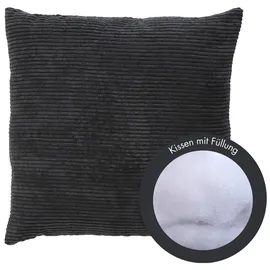 Andiamo Kissen Emy 30 x 50 cm Schwarz