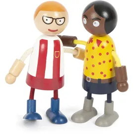 Small Foot Company Biegepuppen-Familie mit Baby