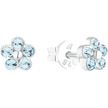 Amor Ohrstecker Blumen blau 89139589DIAMORE 925 Silber