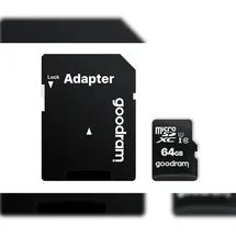 GoodRam M1AA microSD 64GB CL10 UHS I + Adapter