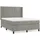 vidaXL Boxspringbett 140 x 200 cm Hellgrau