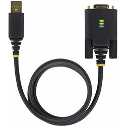 StarTech.com 3ft (1m) USB to Null Modem Serial Adapter Cable, Interchangeable DB