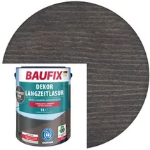 baufix Dekor-Langzeitlasur Anthrazitgrau 5 l