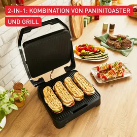 Tefal Inicio Classic 2-in-1 Kontaktgrill 2000 W schwarz