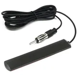 bolwins F72S Autoradio FM Antenne – Selbstklebende Scheibenantenne mit DIN-Adapter, 3 m Kabel, einfache Installation und universelle Kompatibilität für Auto, LKW und SUV