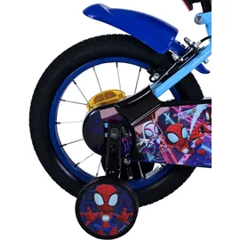 Volare Kinderfahrrad Spidey 14 Zoll Kinderrad in Blau