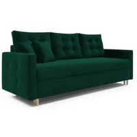 Sepro Meble Schlafsofa, Grün, Textil, 3-Sitzer, 217x97x87 cm, Wohnzimmer, Sofas & Couches, Schlafsofas