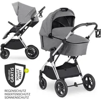 Hauck Kombi-Kinderwagen Vision X Duoset Silver - grau