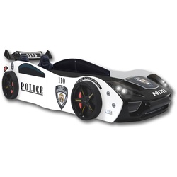Autobett "Police" + Sportsitze Spielbett für Kinder 90x200 inkl. Lattenrost