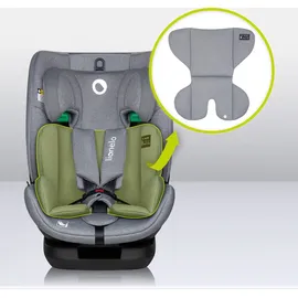 lionelo Autokindersitz Lavender i-Size ab 1 Jahr bis 12 Jahren, ab 9 kg bis 36 kg ISOFIX Breiter Einstellber Grau - Grau