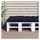 vidaXL Palettenkissen 120 x 80 x 12 cm schwarz kariert 1 St.