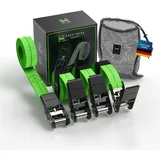 HARDTWERK Spanngurte mit Ratsche 6 m 1000 kg Greifkraft