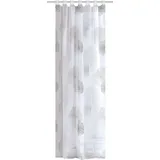 Home fashion Rawlins Vorhang Schlaufen 140x175 cm grau