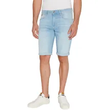 Pepe Jeans Herren Jeans Short STRAIGHT SHORT Regular Fit Blau Mn6 Normaler Bund Reißverschluss W 30