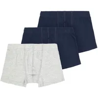 NAME IT Jungen Nkmtights 3p Noos Unterhose, Grey Melange