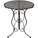 Hti-Living Gartentisch Lani Ø 60 x 72 cm Braun