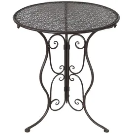 Hti-Living Gartentisch Lani Ø 60 x 72 cm Braun