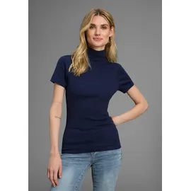 FLASHLIGHTS FLASHLIGHTS, Rollkragenshirt in grau-meliert, marine), | Gr.: 52/54