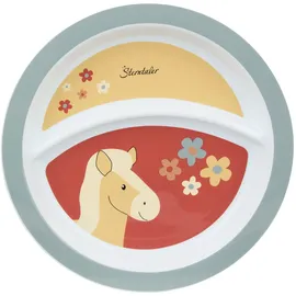 Sterntaler Geschirrset PFERD Sunny mattrot
