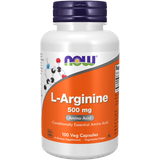 NOW Foods L-Arginine 500 mg Kapseln 100 St.