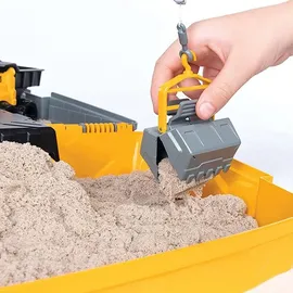 Spin Master Kinetic Sand Baustellen Koffer Modelliersand 907 g