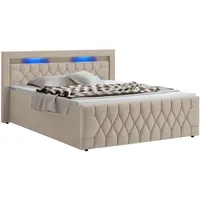 Juskys Leona 140 x 200 cm H4 Beige