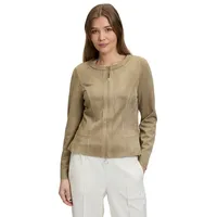 Betty Barclay Blazer mit Zweiwege-Reißverschluss, Oliv, 46