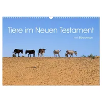 Calvendo Tiere im Neuen Testament mit Bibelversen (Wandkalender 2026