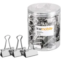 Kwmobile 50x Foldback Klammern Set - 50x 32mm -