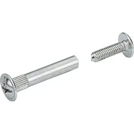 Hettich Verbindungsschraube M4, Plattend. 28-36mm, Stahl