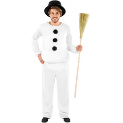 tectake® Herrenkostüm Schneemann