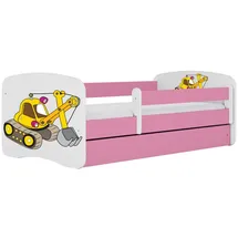 raumhirsch furniture Kinderbett 80 x 180 cm Holzwerkstoff rosa