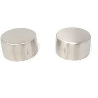 Sodastream Metall-Flaschenverschluss 2er Set - 1040290880 Ersatzdeckel für PET- und PEN-Flaschen Silber