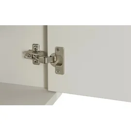 Forte Mehrzweckschrank 74,3 x 192 x 34,8 cm Beige