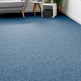 Andiamo Teppichboden ANDIAMO "Invita, Nadelvlies, Gesamthöhe 5 mm, Luxusklasse LC1", blau (denim), B:200cm L:300cm, Kunstfaser, Teppiche, melierte Optik, Breite 200 cm oder 400 cm, robust & strapazierfähig