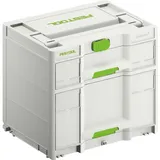 Festool Systainer SYS3-SORT/2 M 337 mit 2 Trennstegen schwarz 39,6 x 29,6 x 33,7 cm