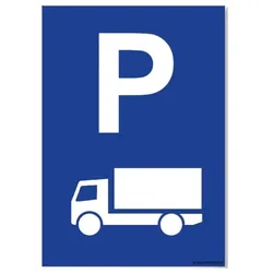 CombiCraft Schild 'LKW Parkplatz' - 21x30 cm