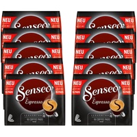 10x 16 Senseo Kaffee Pads Typ Espresso intensiv und kräftig find grind Stärke 10