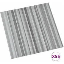 vidaXL Bodenplanken 55 pcs Hellgrau 5.11 m2)