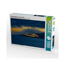 CALVENDO Puzzle CALVENDO Puzzle Kreuzfahrtschiff vor La Haina, Mau, 1000 Puzzleteile