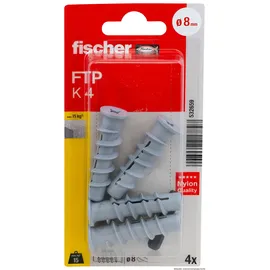 Fischer Deutschland Vertriebs GmbH fischer Turbo Porenbetonanker FTP K 4; 4 Stück