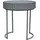 [en.casa] Beistelltisch, Rill 46xØ40 cm Grau