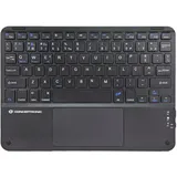 Conceptronic Wireless Tastatur, 10" schwarz